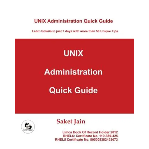 Unix Administration Quick Guide - Paperback