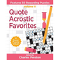 Quote Acrostic Favorites: Features 50 Rewarding Puzzles - Paperback
