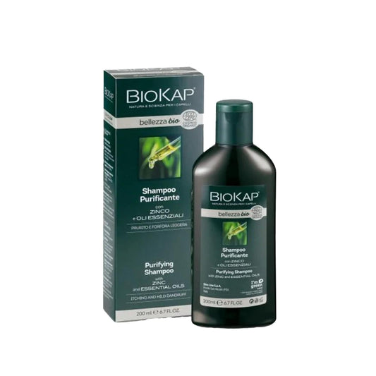 Biokap Bellezza Bio Purifying Shampoo 200ml - Natural Cleansing Shampoo for Healthy Hair
