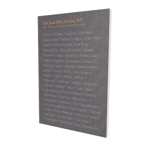 The Jesus Bible Journal, John, Niv, Paperback, Comfort Print - Paperback