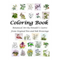 Botanical Art Coloring Book: Fine Art from Original Pen & Ink Drawings - Paperback
