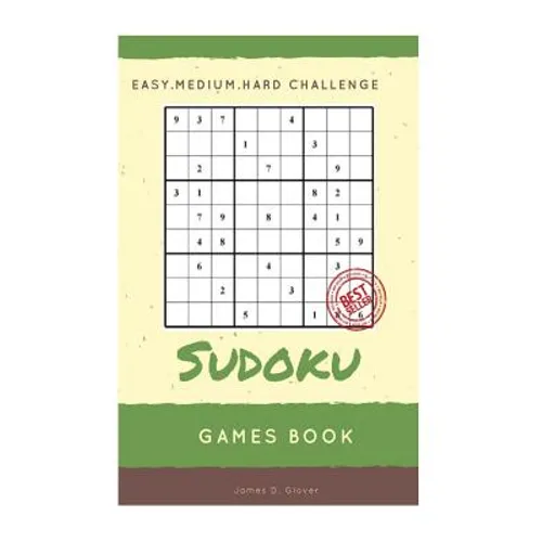 Sudoku Games Book: Easy, Medium, Hard Handheld Puzzle, Large Print, 1 Game per Page, All Age, Adults - Paperback