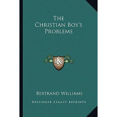 The Christian Boy's Problems - Paperback