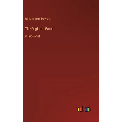 The Register; Farce: in large print - Hardcover