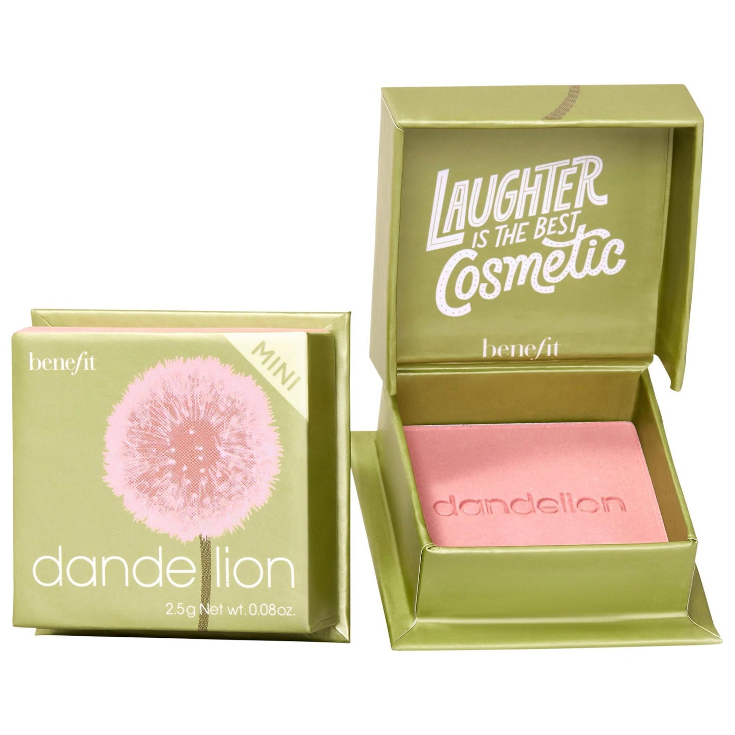 Benefit Cosmetics Dandelion Baby-Pink Brightening Blush - Long-Lasting Powder Blush for Natural Makeup Look