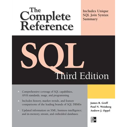 SQL the Complete Reference, 3rd Edition - Paperback