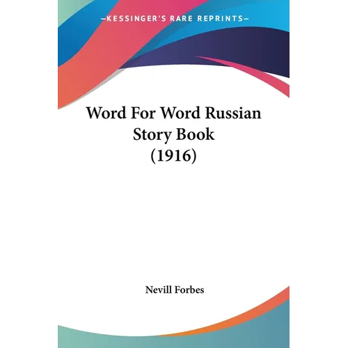 Word For Word Russian Story Book (1916) - Paperback