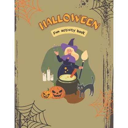 Halloween fun activity book: kids book - Paperback