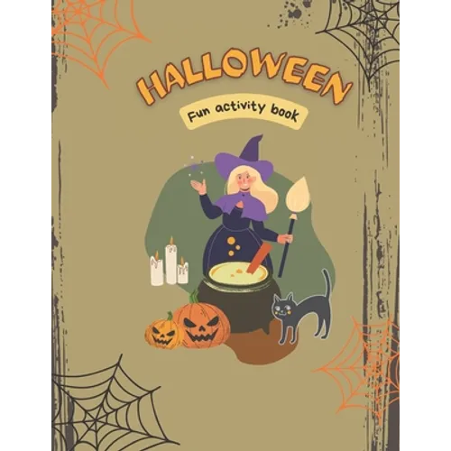 Halloween fun activity book: kids book - Paperback