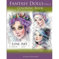 Fantasy Dolls Vol.2 Coloring Book Line Art: 25 Portraits of Big Eye Cuties - Paperback