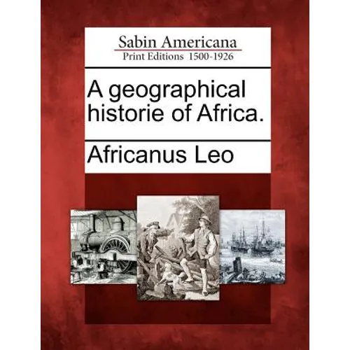 A Geographical Historie of Africa. - Paperback