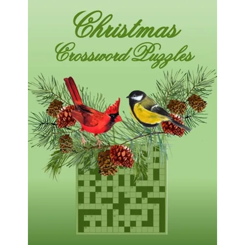 Christmas Crossword Puzzles: 50 General Topic Crosswords, Gift for Puzzlers and Adults - Paperback