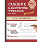 Cursive Handwriting Workbook For Kids Beginners: Cursive Handwriting Practice Book For Kids Grade 1-5 3 in 1 Learning Cursive Handwriting Workbook for - Paperback