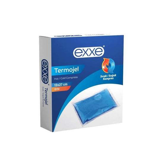 Exxe Hot Cold Gel Compress with Sleeve - Reusable Gel Pack for Pain Relief & Injury Recovery