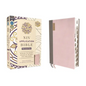 NIV Application Bible, Personal Size, Leathersoft, Pink/Gray, Red Letter, Thumb Indexed, Comfort Print: Bringing the Ancient Message of the Bible Into - Imitation Leather