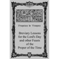 Breviary Lessons for the Lord's Day: and other Feasts of the Proper of the Time - Paperback