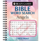 Brain Games - Bible Word Search: Angels - Large Print - Spiral