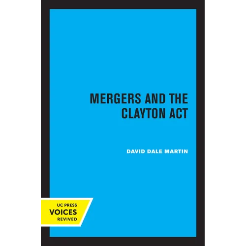 Mergers and the Clayton ACT - Paperback
