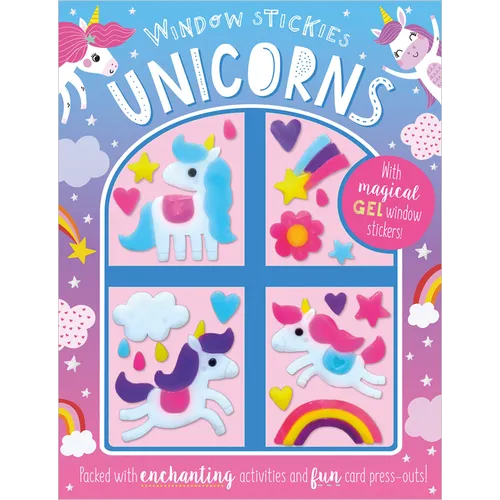 Window Stickies Unicorns - Paperback