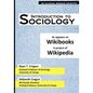 Introduction to Sociology: as appears on Wikibooks, a project of Wikipedia - Paperback