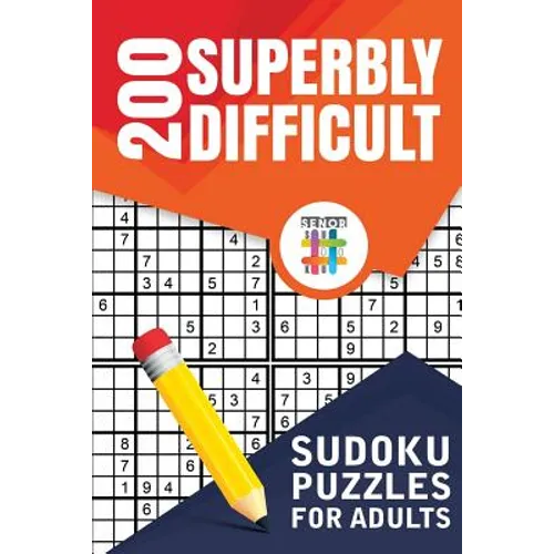 200 Superbly Difficult Sudoku Puzzles for Adults - Paperback