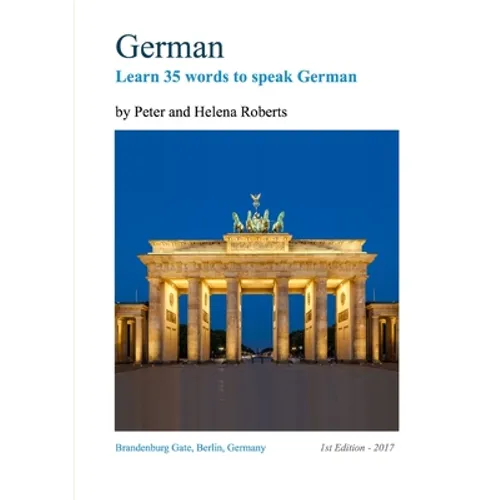 German - Learn 35 Words to Speak German - Paperback