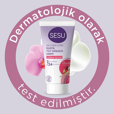 Sesu Hair Removal Cream for Sensitive Skin - Gentle, Effective, and Convenient - 5.07 fl oz