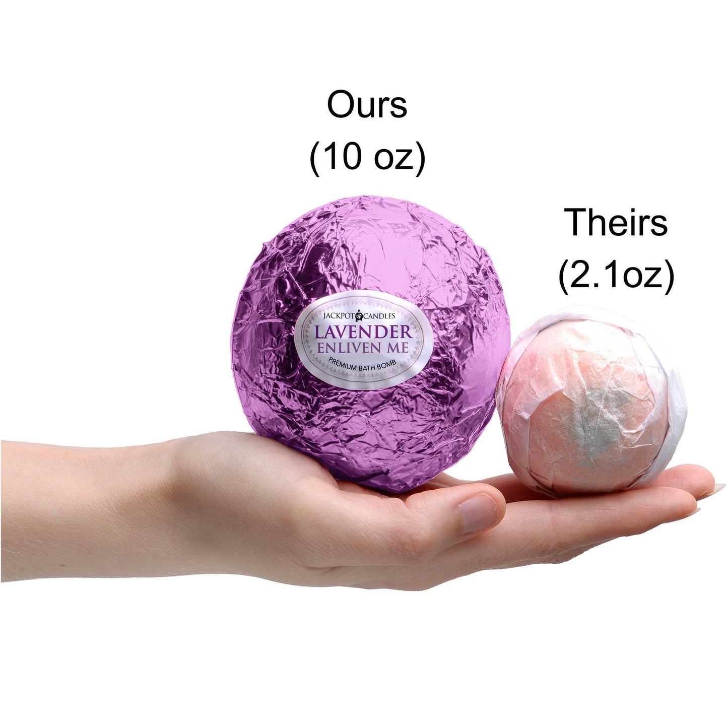Enliven Me Lavender Bath Bomb with Jewelry Ring Inside