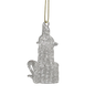 Spunglass Ornament - Clear Candlestick