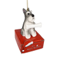Cropped Schnauzer with Bone Ornament