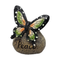 Butterfly Message Stone -