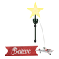 Animated Tree Topper - Santa's Biplane