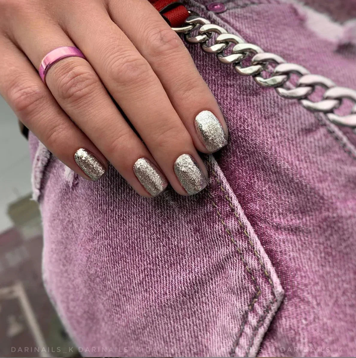 Akzentz - Gel Play - Glitz Pewter Quartz, 4g