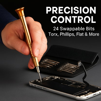 Precision Screwdriver Wallet Kit for Everyday Home Repairs