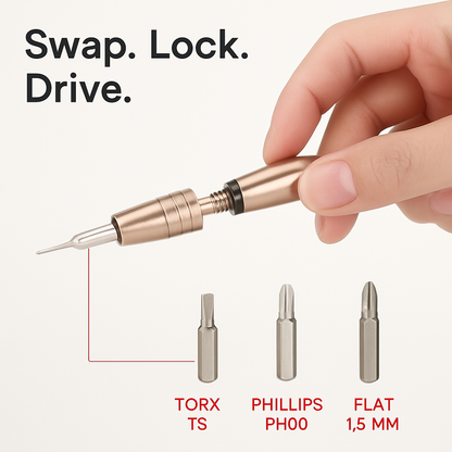 Precision Screwdriver Wallet Kit for Everyday Home Repairs