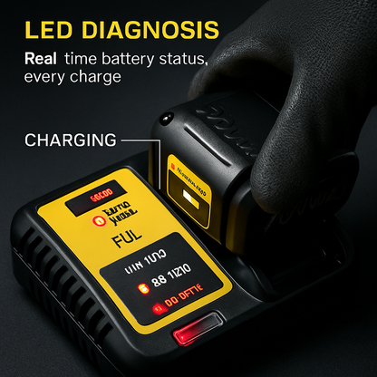 Rapid Charger Replacement for Dewalt Batteries