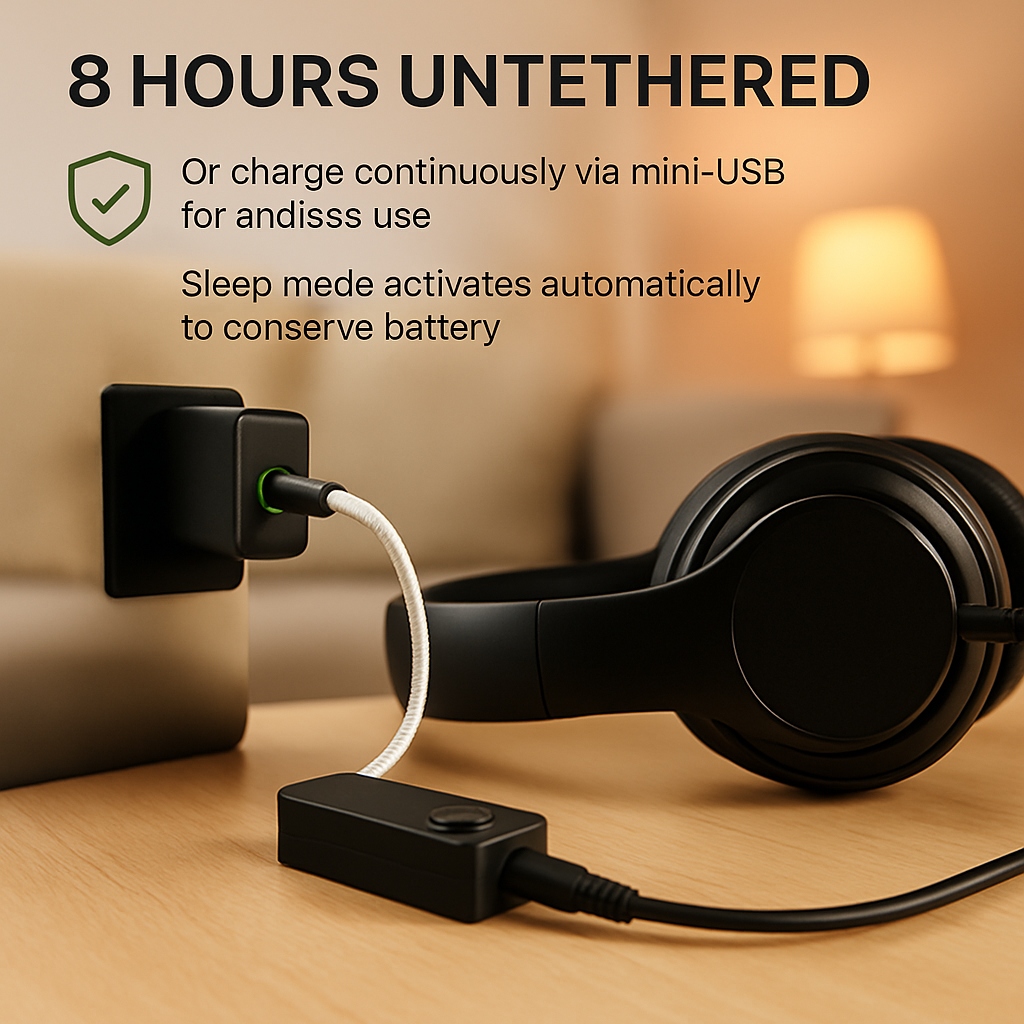 Wireless Stereo Adaptor for Home Audio - Easy Setup