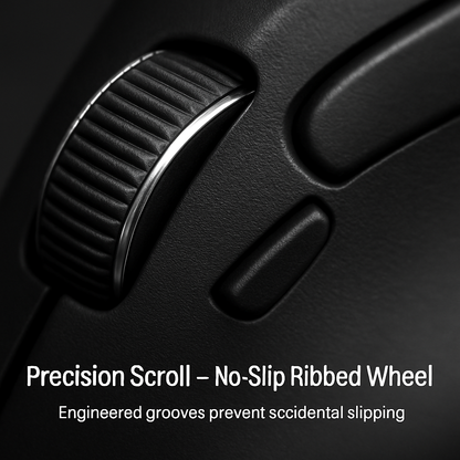 Wireless Vertical Mouse with 6 Buttons and Adjustable DPI