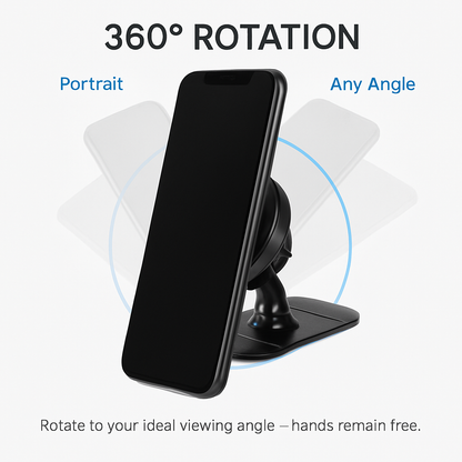Universal Magnetic Car Mount for Hands-Free Viewing