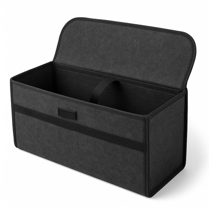 Car Boot Organizer Box - Collapsible Trunk Storage Case