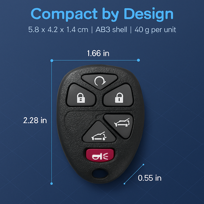 Keyless Entry Remote Key Fob for Tahoe SUVs