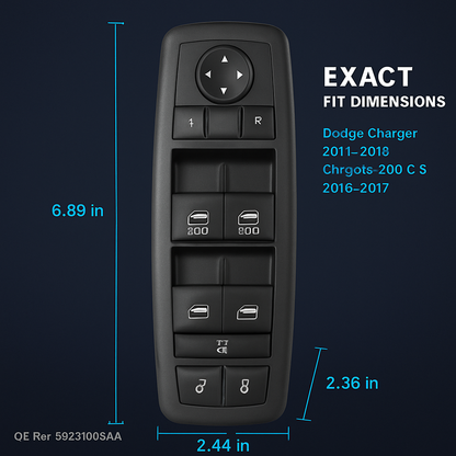 Power Window Switch for Charger/200 - Direct Fit