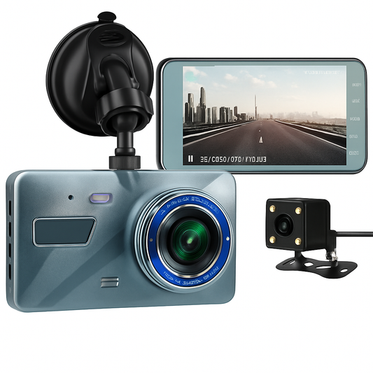 Dual Dash Cam: Front & Rear, Motion Detection