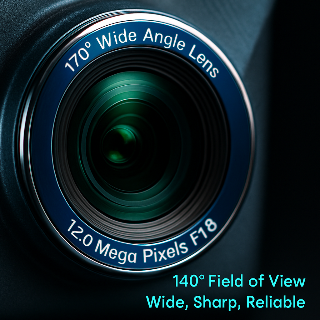 Dual Dash Cam: Front & Rear, Motion Detection