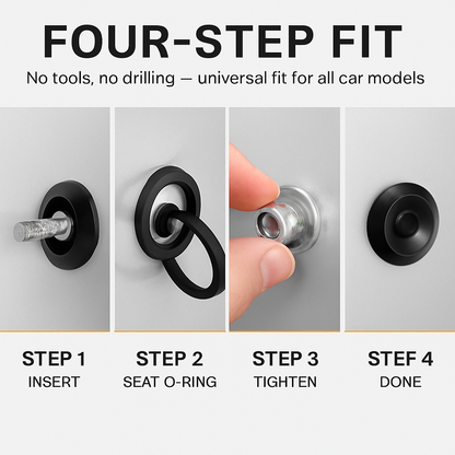 Car Quick Release Bumper Fasteners Kit for Front & Rear