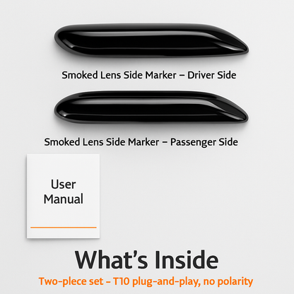 Side Marker Turn Signal Light Amber LED Blinker