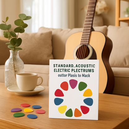 Guitar Picks Set for Acoustic & Electric Play