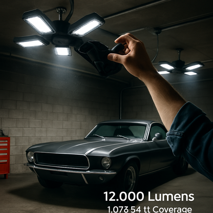 Garage Lights Deformable LED Shop Light with Blades