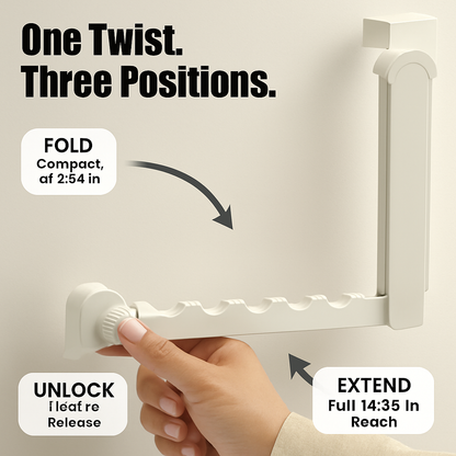 Over The Door Hanger Hooks for Clothes, Foldable
