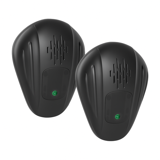 2 Pack Pest Control Device for Mosquitoes Cockroaches Rats Plug In Ultrasonic Insect Repellent Indoor for Bedroom Garage Warehouse Office